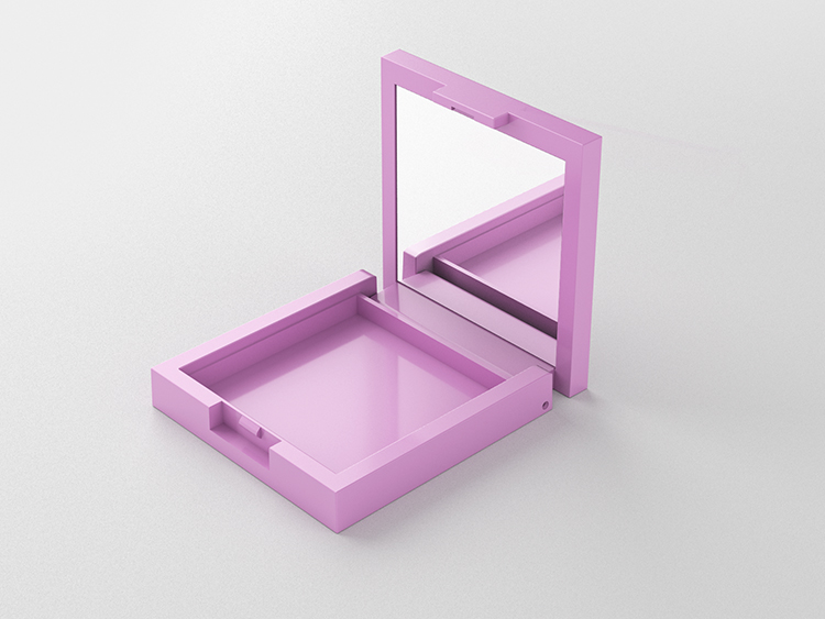 空方形高光腮紅粉盒包裝定制