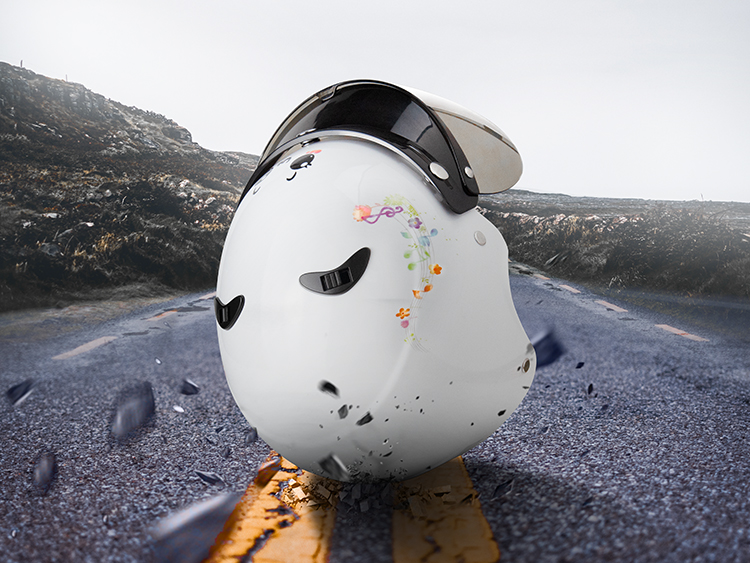 廠家批發(fā)電動車兒童頭盔安全帽半盔