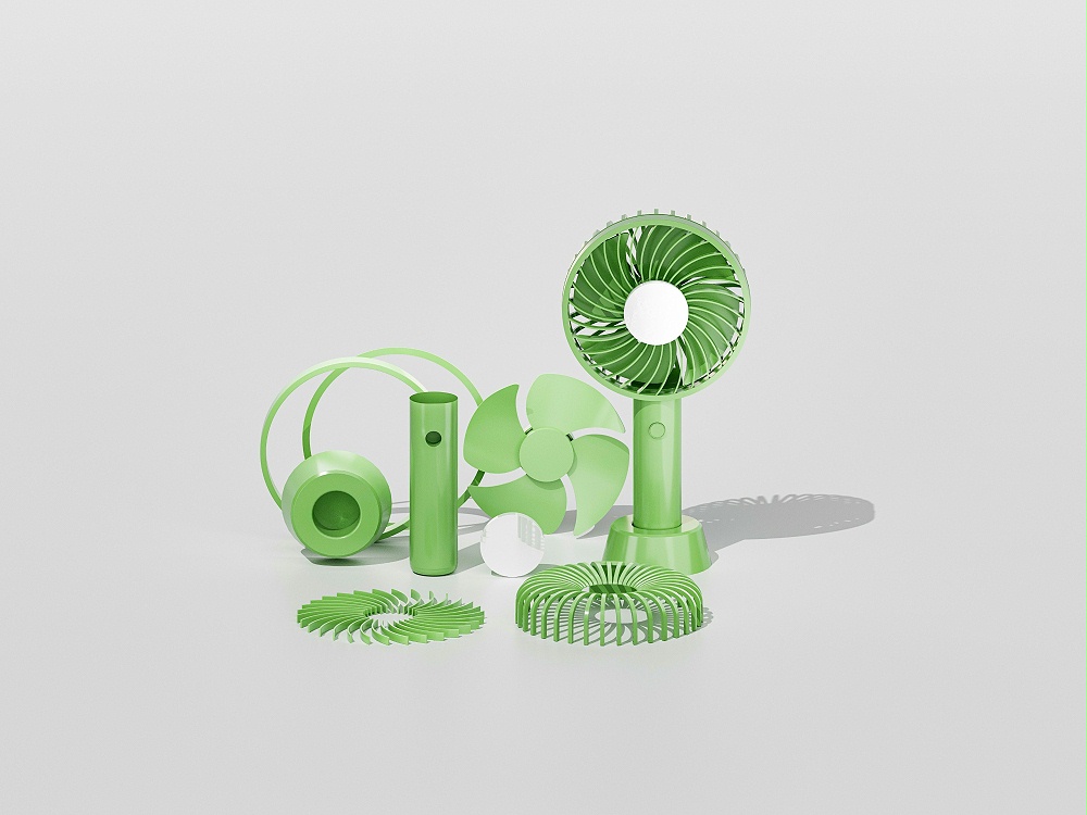 手持制冷風(fēng)扇外殼注塑